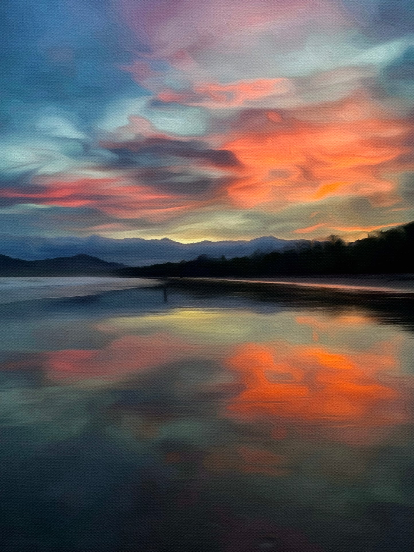 Last Light on the Shore